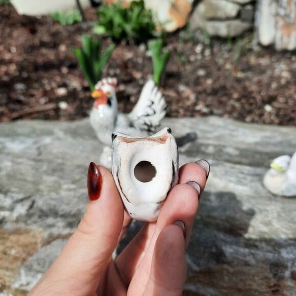Set of 3 VTG Porcelain Rooster/Chicken Figurines - Picture 8 of 9